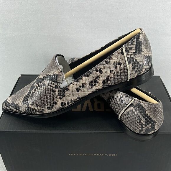Frye Kenzie Venetian Pointed Toe Flats- Grey Multi- Size 5.5M- NIB - Picture 4 of 6